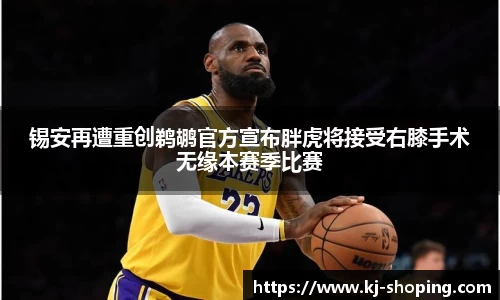 锡安再遭重创鹈鹕官方宣布胖虎将接受右膝手术无缘本赛季比赛
